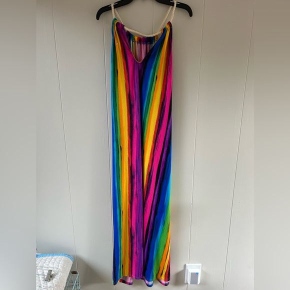 Love Dresses & Skirts - NWT Women’s Rainbow Wave Maxi Dress